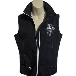Womans Cowgirl Hardware Medium Zip upvest